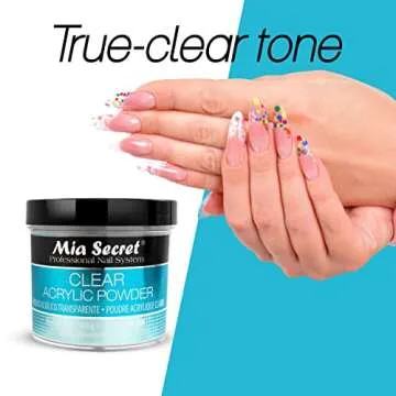 Mia Secret Clear Acrylic Powder (8oz)