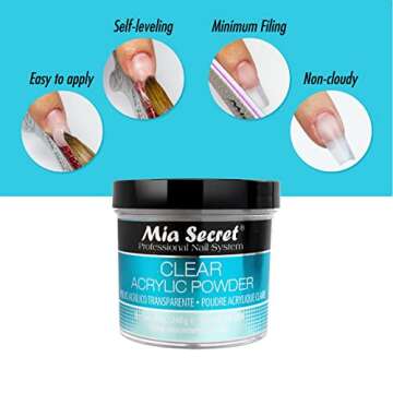 Mia Secret Clear Acrylic Powder (8oz)