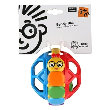 Baby Einstein Bendy Ball Rattle Toy for Infants
