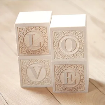 Uncle Goose Uppercase Alphablank Blocks for Creativity