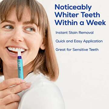 GLO to Go Teeth Whitening Pen — Easy to Use, Safe & Effective Dentist-Invented Whitening Treatment — Designed for Sensitive Teeth, Travel Friendly, Cinnamint Flavor