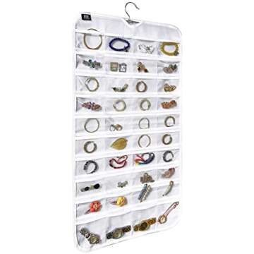 BB Brotrade Hanging Jewelry Organizer,Accessories Organizer,80 Pocket Organizer for Holding Jewelries