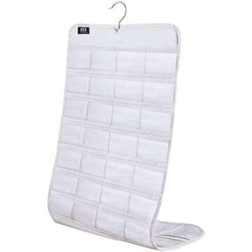 BB Brotrade Hanging Jewelry Organizer,Accessories Organizer,80 Pocket Organizer for Holding Jewelries