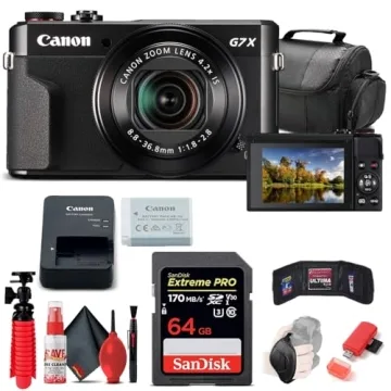 Canon PowerShot G7 X Mark II with Essential Accessories
