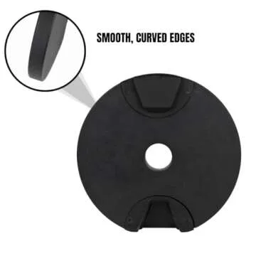 Adjustable Dumbbell (Single) by ROBURFLEX for Workout Strength Training Fitness Home Gym (Matte Black, 80LB)