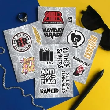 Stylish BulbaCraft Punk Rock Stickers for All Ages