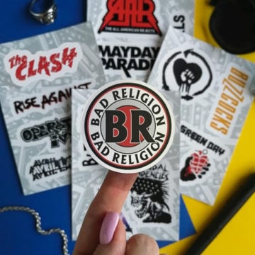 Stylish BulbaCraft Punk Rock Stickers for All Ages