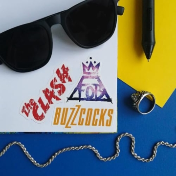 Stylish BulbaCraft Punk Rock Stickers for All Ages