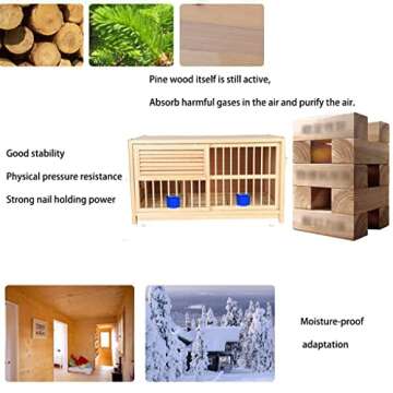 DXIUMZHP Pigeon Nest Box - Premium Bird Cage Set