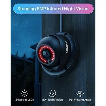 ZOSI 8 Channel 4K PoE Home Security Camera System