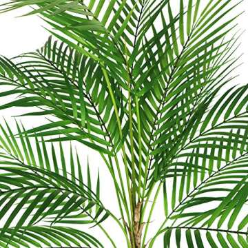Ollain 36" Tropical Palm Leaf Bush for Effortless Decor