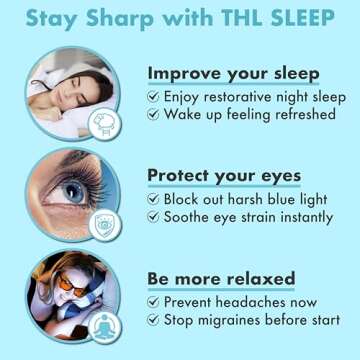 Orange Blue Light Blocking Glasses for Sleep & Comfort