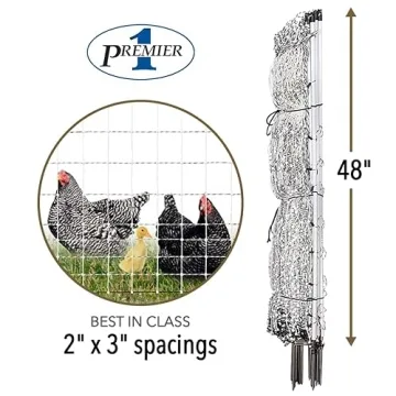 Premier 1 PoultryNet+ Electric Net Fence for Chickens