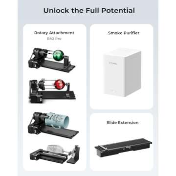 xTool F1 Dual Laser Engraver with Extensions and Purifier