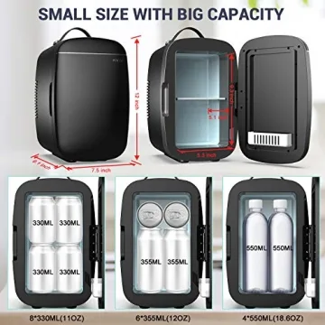 NXONE Portable Mini Fridge for Skincare and Food