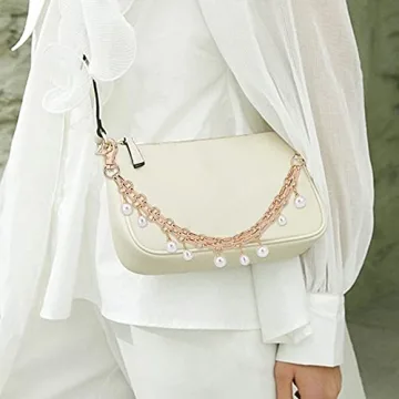 Stylish PH PandaHall Purse Extender with Pearl Charms