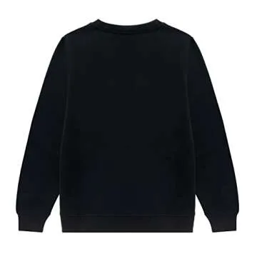 Kid Nation Kids' Slouchy Soft Brushed Fleece Casual Basic Crewneck Sweatshirt for Boys or Girls XL B...