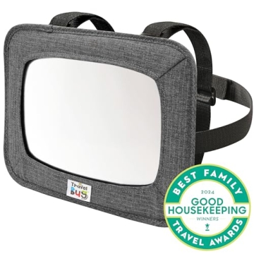 GoldBug Shatter-Resistant Baby Car Mirror Safe for Toddlers
