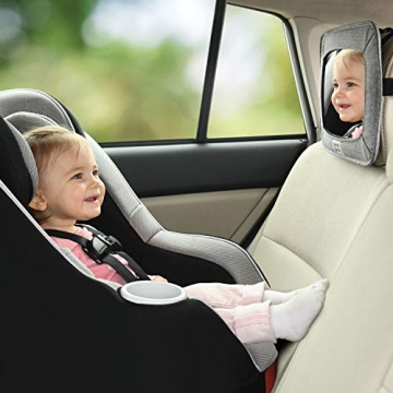 GoldBug Shatter-Resistant Baby Car Mirror Safe for Toddlers
