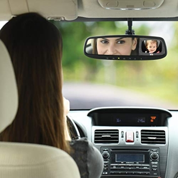 GoldBug Shatter-Resistant Baby Car Mirror Safe for Toddlers