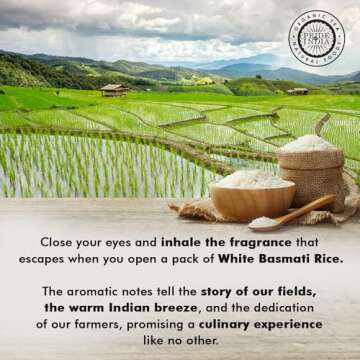 Pride Of India - Extra Long Indian Basmati Rice, Naturally Aged Aromatic Grain, 3 lbs Jar