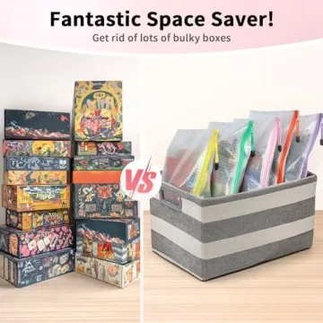 Umriox Waterproof Zipper Pouches Set of 12 Vibrant Bags