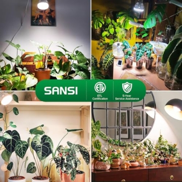 SANSI Full Spectrum Grow Light Bulb for Indoor Plants