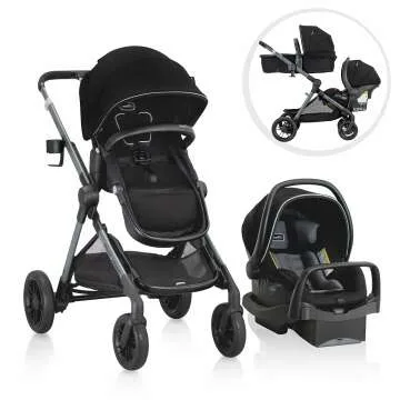 Evenflo Pivot Xpand Travel System with LiteMax Car Seat