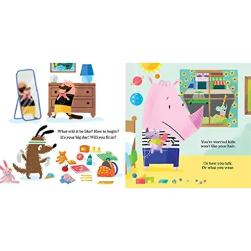 School Is Cool Book for Kids Ages 3-7