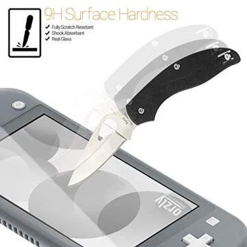 Top Orzly Tempered Glass Protectors for Nintendo Switch Lite