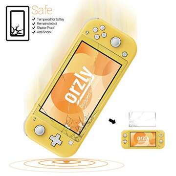 Top Orzly Tempered Glass Protectors for Nintendo Switch Lite