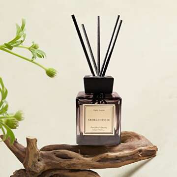 White Musk Cedar Reed Diffuser for Elegant Home Scenting