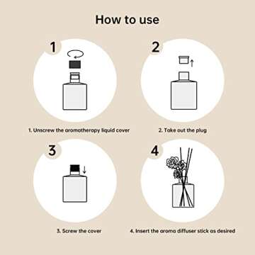 White Musk Cedar Reed Diffuser for Elegant Home Scenting