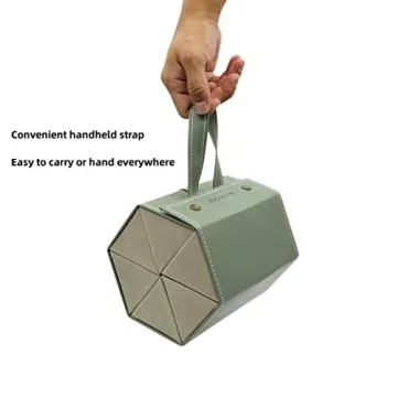 Stylish MANUOQI 6-Slot Sunglasses Travel Organizer