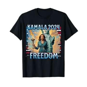 Kamala Harris President Walz 2024 Protest Resistance T-Shirt