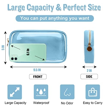 Nylon Small Clear Makeup Bag for Stylish Organization