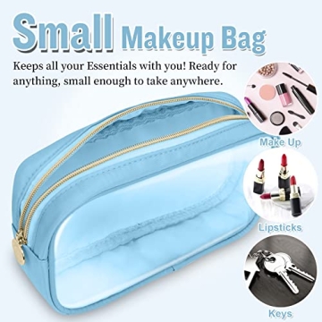 Nylon Small Clear Makeup Bag for Stylish Organization