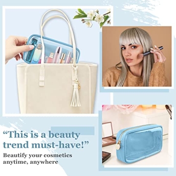 Nylon Small Clear Makeup Bag for Stylish Organization