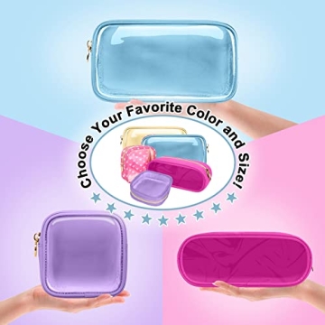 Nylon Small Clear Makeup Bag for Stylish Organization