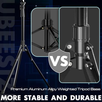 UBeesize 12'' Ring Light with Tripod and Phone Holder