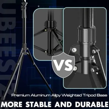 UBeesize 12'' Ring Light with Tripod and Phone Holder