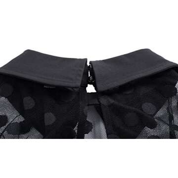 1950s Retro Vintage Polka Dot Bodycon Dress - XX-Large