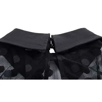 1950s Retro Vintage Polka Dot Bodycon Dress - XX-Large