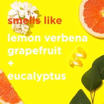 By Rosie Jane Wake Up Everyday Body Wash - Lightly Scented Body Wash with Lemon Verbena, Grapefruit,...