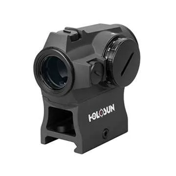 HOLOSUN HS403R 2 MOA Red Dot Micro Sight for Rifle - Durable Aluminum Parallax Free Rotary Switch Super Led Sight with Multilayer Reflective Glass & 12 Brightness Settings