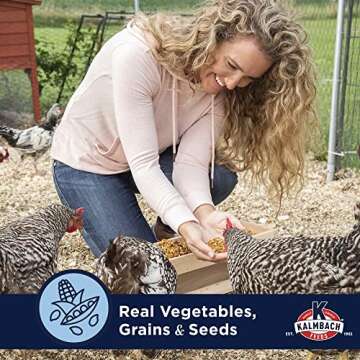 Kalmbach Feeds Henhouse Reserve 17% Whole Grain Complete Layer Feed for Hens, 50 lb