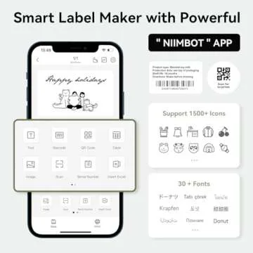 NIIMBOT B1 Label Maker - Portable Thermal Printer for Easy Labels