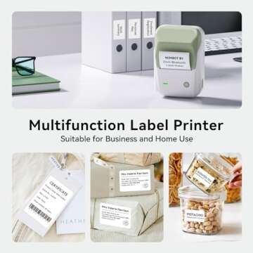 NIIMBOT B1 Label Maker - Portable Thermal Printer for Easy Labels