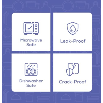 GUSTO 48 Sets 16 oz Plastic Deli Storage Containers