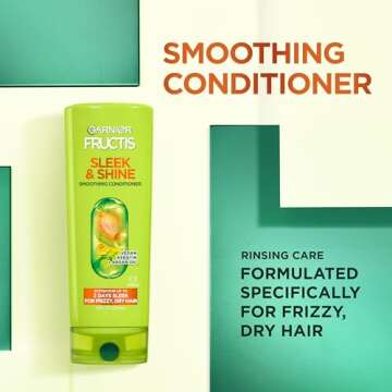 Garnier Fructis Sleek & Shine Hair Care Set for Frizz